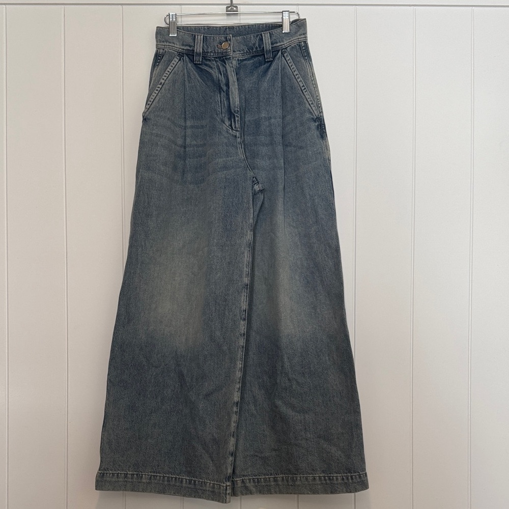 Wide Leg Denim Jeans